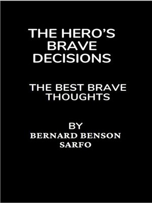 cover image of The Hero's Brave Decisions
